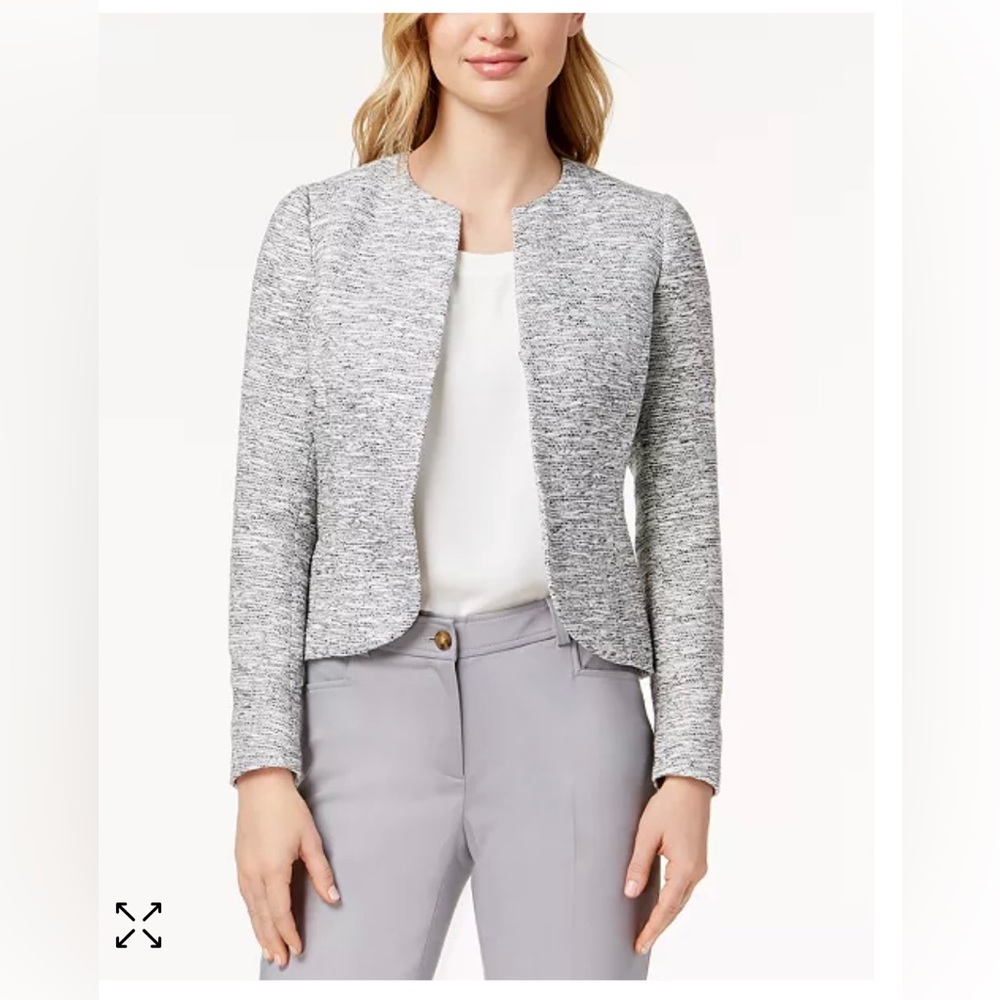 Ann Klein Tweed Blazer 4